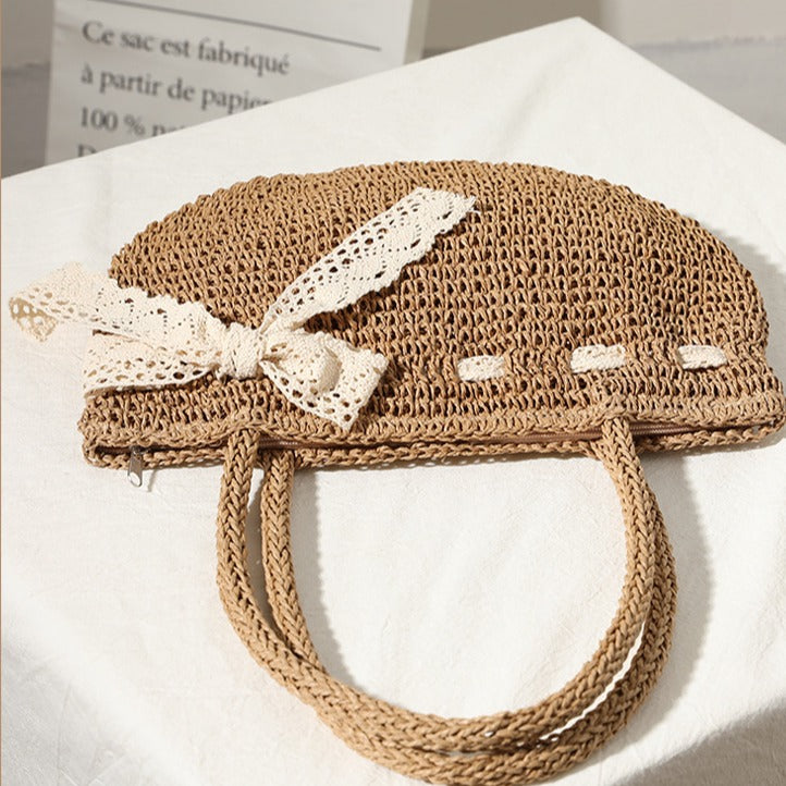 Hand Woven Straw Bag