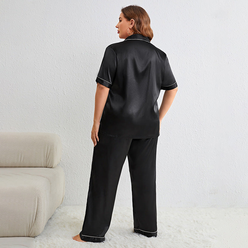 Casual Artificial Silk Pajamas