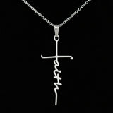 Faith Cross Necklace Gold Charlie
