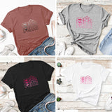 Faith Faith Faith, Christian Unisex T-Shirts, Tee, Custom Shirt, Salmon Chloe