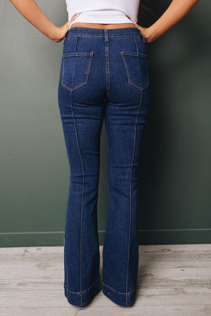 Helen Flare Jeans Stay Warm In Style