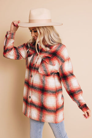 Tyler Plaid Jacket Stay Warm In Style