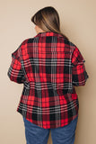 Plus Size Rylee Plaid Shirt Stay Warm In Style