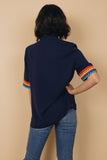 Libya Colorblock Top Stay Warm In Style