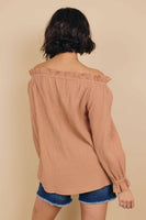 Torres Off The Shoulder Top Stay Warm In Style