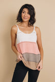 Ricky Colorblock Knit Tank Stay Warm In Style