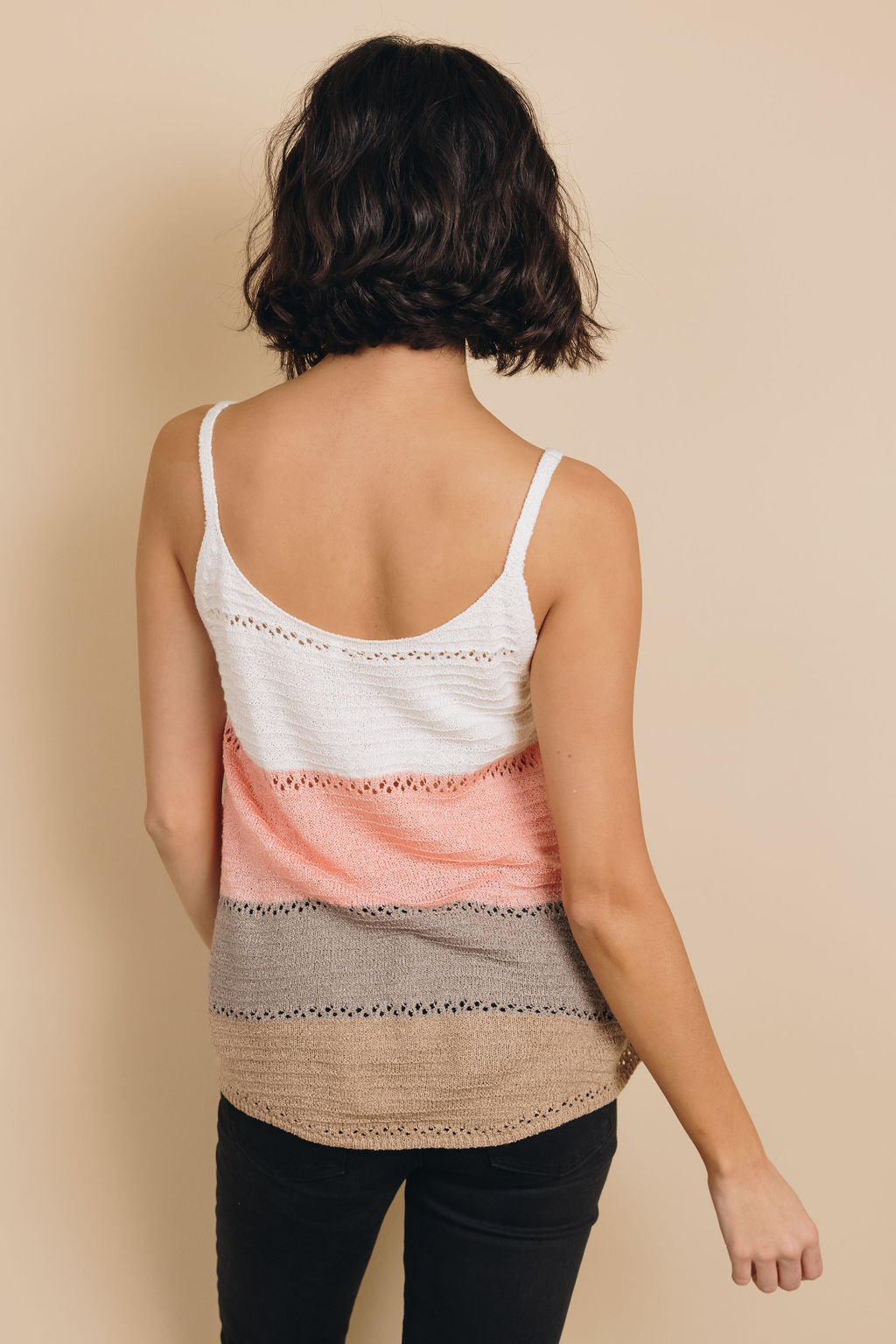 Ricky Colorblock Knit Tank Stay Warm In Style