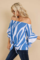 Empire Stripes Blouse Stay Warm In Style