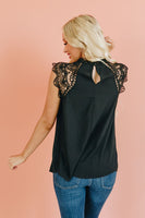 Life of Lace Pleated Top Stay Warm In Style