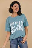 West Coast Oversize T-Shirt Stay Warm In Style