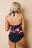 Frilly Friday Floral Ruched Tankini Stay Warm In Style