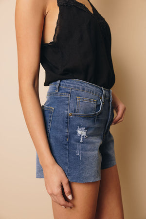 Make It Right Denim Shorts Stay Warm In Style
