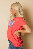 Leopard USA Graphic Tee Stay Warm In Style