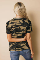 Coffee Graphic Camo Tee Stay Warm In Style