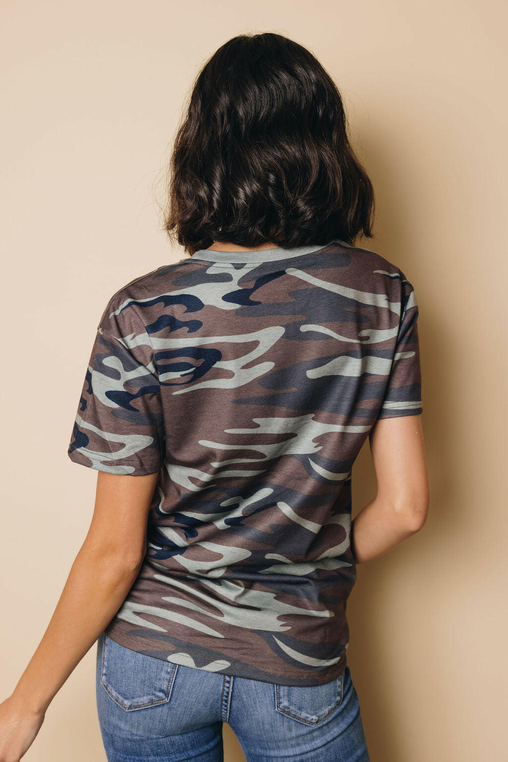 Coffee Graphic Camo Tee Stay Warm In Style