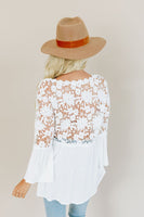 Boss Lady Lace Blouse Stay Warm In Style