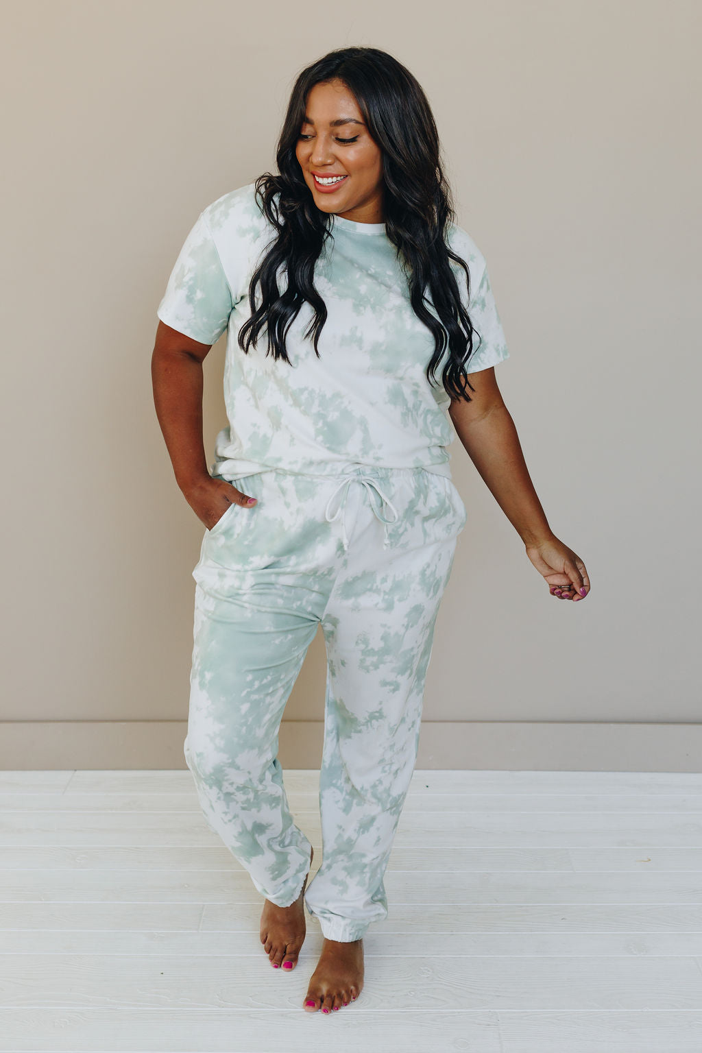 Twenty-Two Tie Dye Loungewear Set Stay Warm In Style