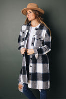 Keegan Plaid Coat Stay Warm In Style