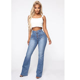 Washed Out Ladies Jeans COWBOY