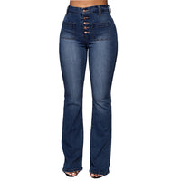 Washed Out Ladies Jeans COWBOY