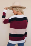 Owen Color Block Knit Sweater Stay Warm In Style