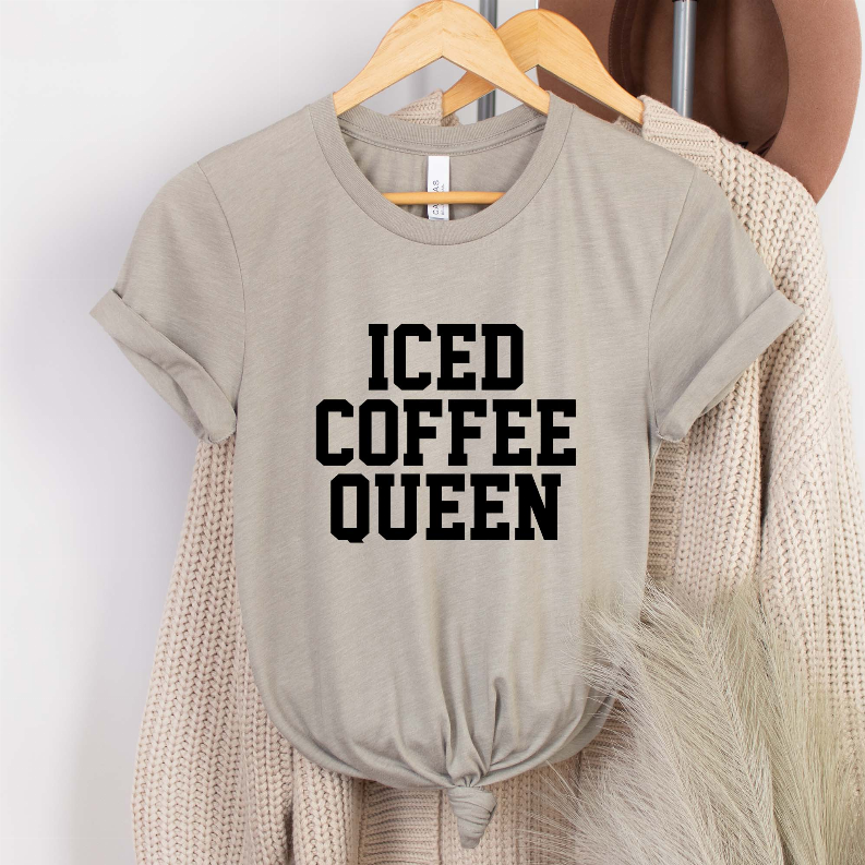 Iced Coffee Queen Shirt MaddisonCo Inc