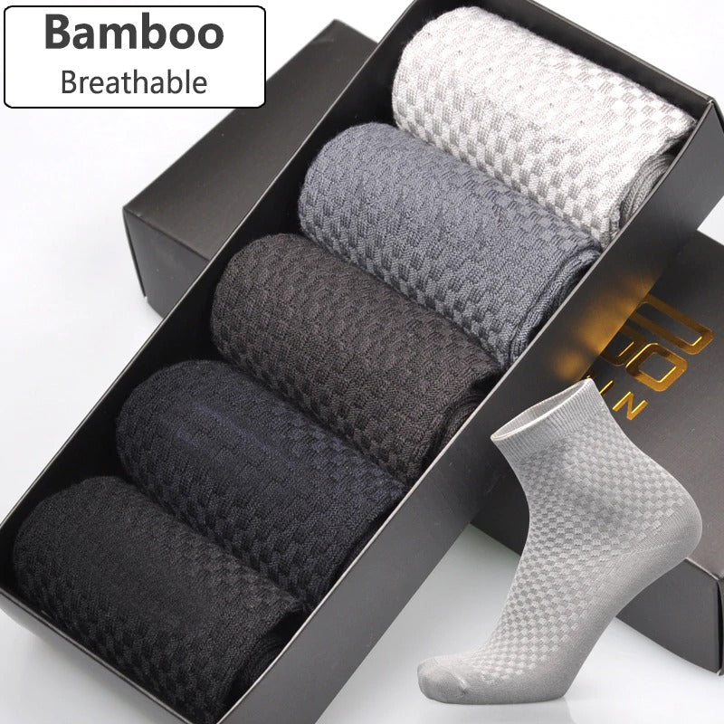 Socks men's new bamboo fiber men's socks Luchu