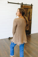Knit Waffle Sweater Stay Warm In Style