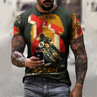 Men's Cotton Motorcycle Casual T-Shirt eprolo
