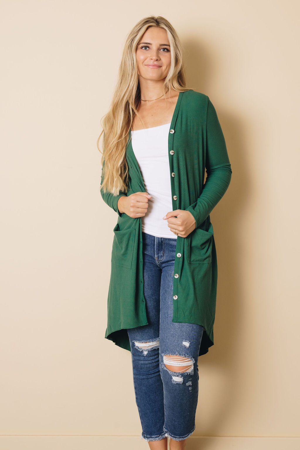 Easy Living High Low Ribbed Cardigan Stay Warm In Style