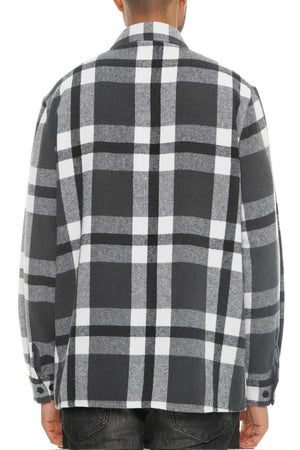 Men's Checkered Soft Flannel Shacket