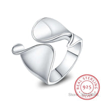 925 Sterling Silver Smooth Wave Ring eprolo