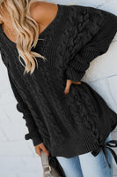 Its A Vibe Cable Knit Sweater Stay Warm In Style
