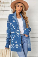 Stello Aztec Print Sweater Stay Warm In Style